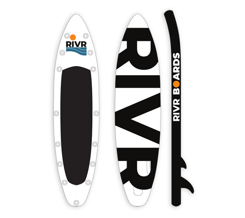 'Launch' inflatable paddle board - White