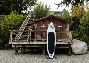 'Launch' inflatable paddle board - White